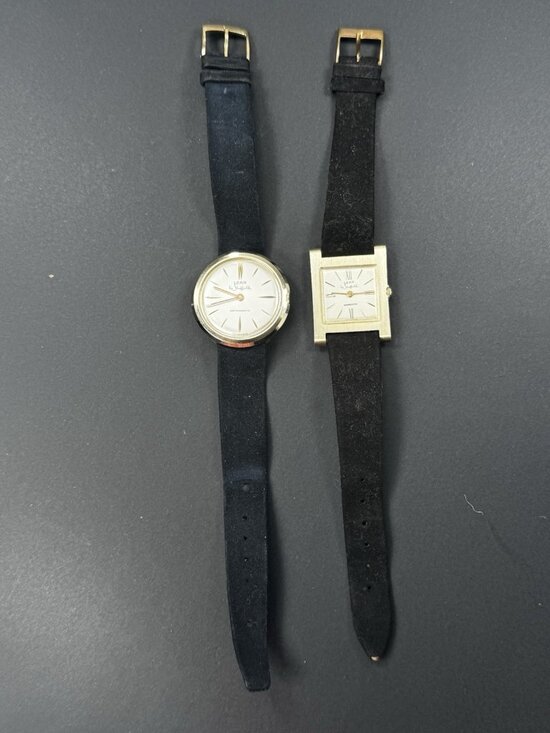 Lear by Sheffield Swiss Watch Lot Round Square Mid Century Manual Wind main image 14